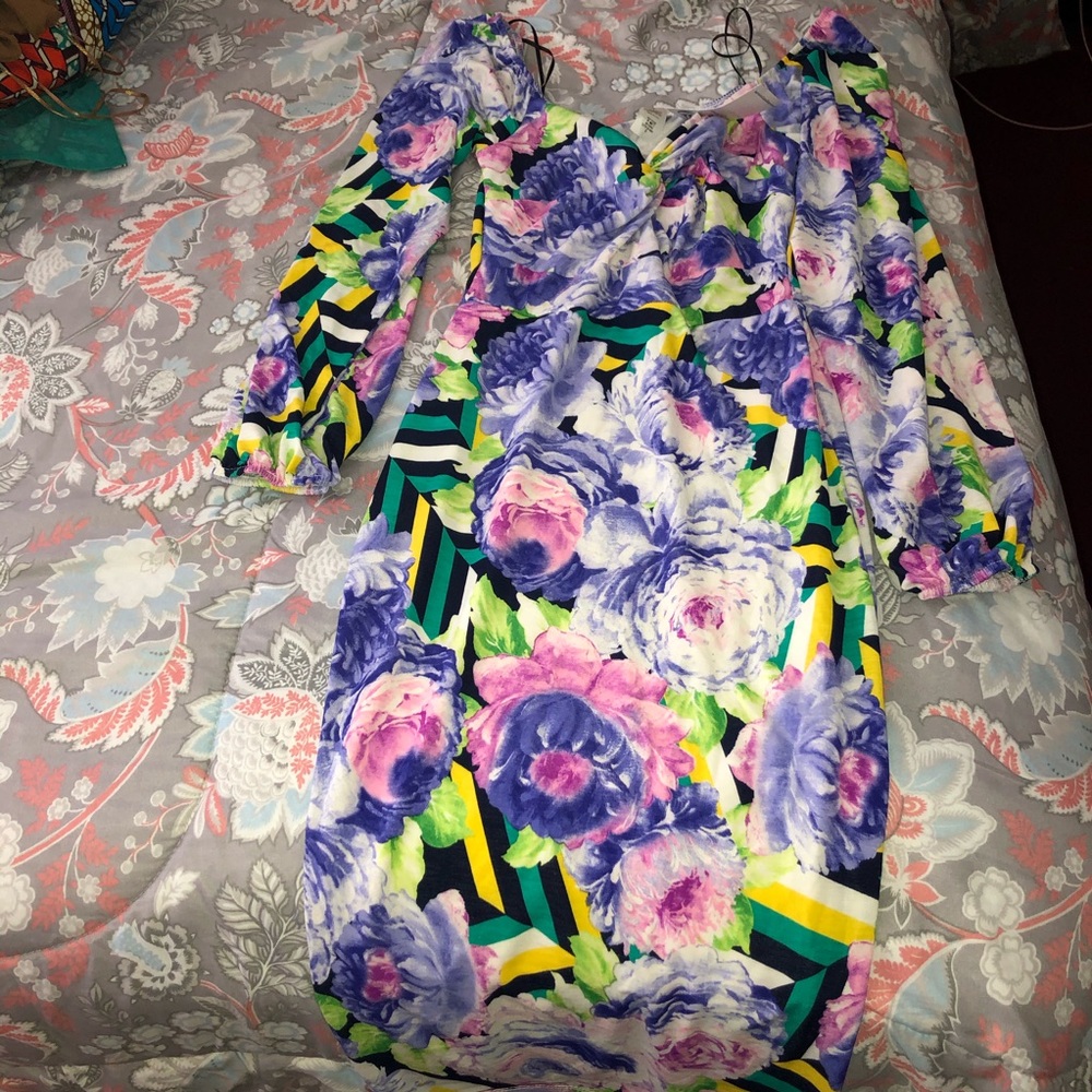 Stretchy colored dress